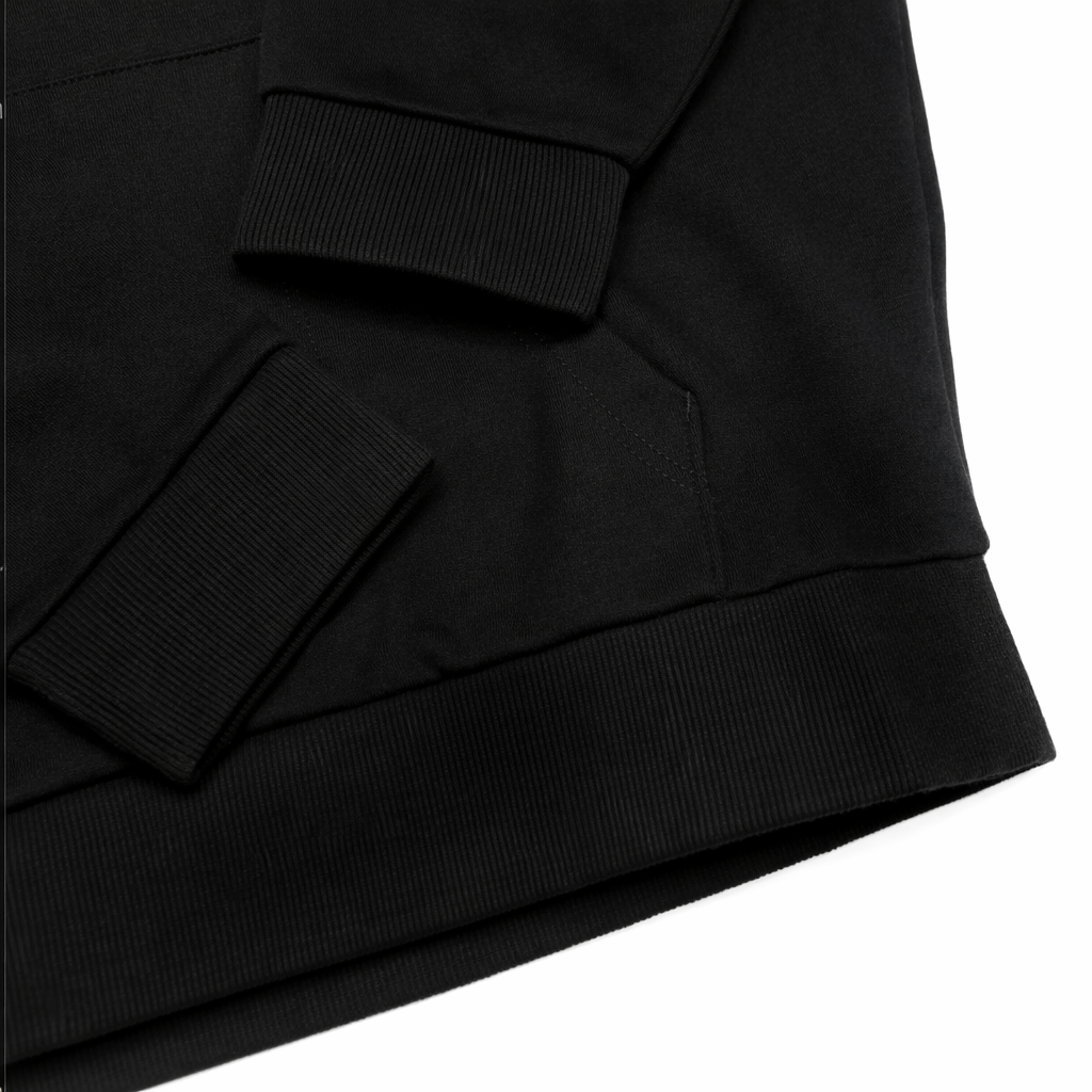 Premium Christian clothing brand heavyweight hoodie Genesiah black